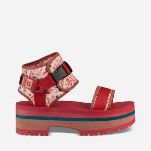 Teva Indio Jewell - Anna Sui Damen Sandalen Rot (Österreich)